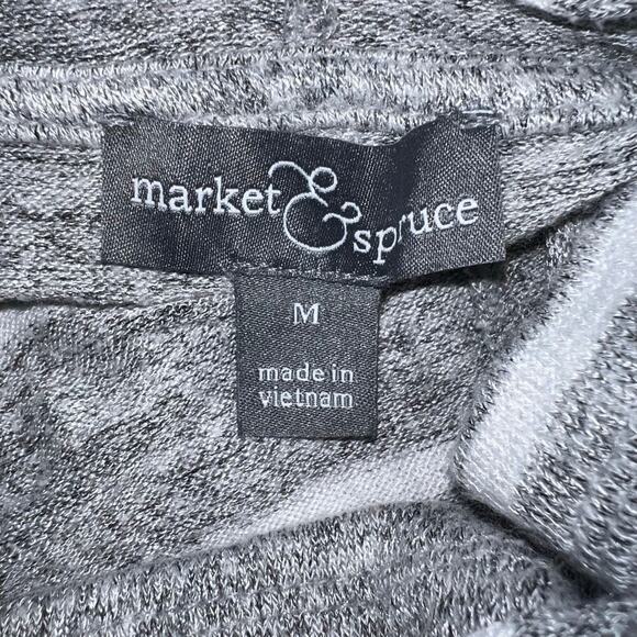 Market & Spruce Karlotta Women’s Size M Striped Hooded Dolman Oversized Knit Top - Picture 6 of 8